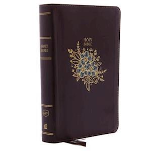 KJV Holy Bible, Personal Size Giant Print Reference Bible, Deluxe Burgundy Leathersoft, Thumb Indexed, 43,000 Cross References, Red Letter, Comfort Print: King James Version