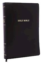 KJV, Reference Bible, Super Giant Print, Leather-Look, Black, Indexed, Red Letter Edition