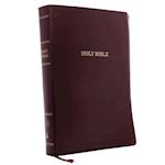 KJV, Reference Bible, Super Giant Print, Leather-Look, Burgundy, Indexed, Red Letter Edition