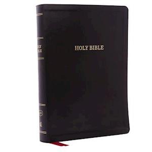 KJV, Deluxe Reference Bible, Super Giant Print, Imitation Leather, Black, Red Letter Edition