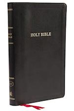 KJV, Deluxe Thinline Reference Bible, Imitation Leather, Black, Red Letter Edition