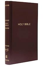 NKJV, Pew Bible, Hardcover, Burgundy, Red Letter, Comfort Print