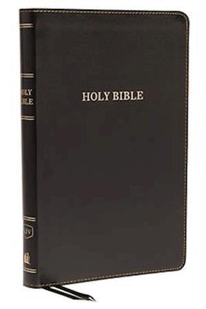 KJV, Thinline Bible, Standard Print, Imitation Leather, Black, Indexed, Red Letter Edition