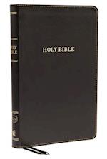 KJV, Thinline Bible, Standard Print, Imitation Leather, Black, Indexed, Red Letter Edition