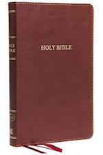 KJV, Thinline Bible, Standard Print, Imitation Leather, Burgundy, Indexed, Red Letter Edition