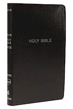 NKJV, Thinline Reference Bible, Leather-Look, Black, Red Letter Edition, Comfort Print