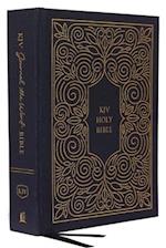 KJV, Journal the Word Bible, Hardcover, Blue, Red Letter, Comfort Print