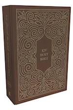 KJV, Journal the Word Reference Bible, Cloth over Board, Brown, Red Letter, Comfort Print