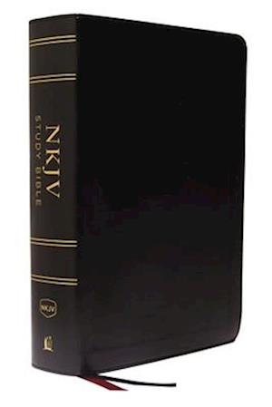 NKJV Study Bible, Imitation Leather, Black, Full-Color, Red Letter Edition, Indexed, Comfort Print