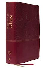 NKJV Study Bible, Imitation Leather, Red, Full-Color, Red Letter Edition, Comfort Print