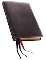 NKJV, Thinline Reference Bible, Large Print, Premium Leather, Black, Sterling Edition, Comfort Print