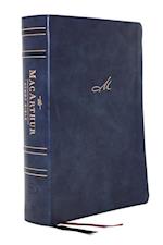 Nkjv, MacArthur Study Bible, 2nd Edition, Leathersoft, Blue, Indexed, Comfort Print