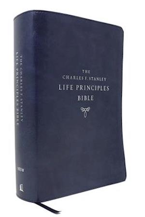 Niv, Charles F. Stanley Life Principles Bible, 2nd Edition, Leathersoft, Blue, Thumb Indexed, Comfort Print