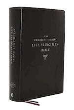 Nasb, Charles F. Stanley Life Principles Bible, 2nd Edition, Leathersoft, Black, Thumb Indexed, Comfort Print