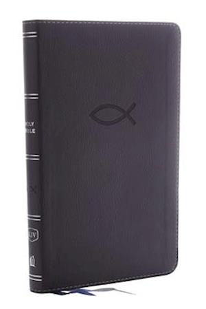 Kjv, Thinline Bible Youth Edition, Leathersoft, Gray, Red Letter Edition, Comfort Print