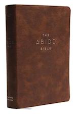 NKJV, Abide Bible, Leathersoft, Brown, Red Letter, Comfort Print