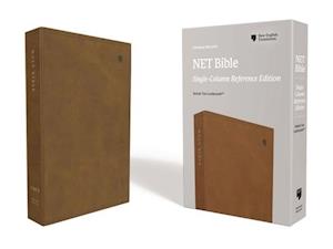 Net Bible, Single-Column Reference, Leathersoft, Brown, Comfort Print