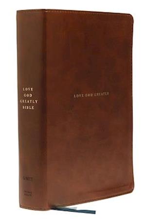 Net, Love God Greatly Bible, Leathersoft, Brown, Comfort Print