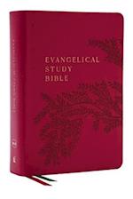 Nkjv, Evangelical Study Bible, Leathersoft, Rose, Red Letter, Comfort Print