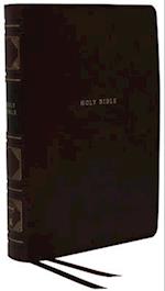 Nkjv, Reference Bible, Classic Verse-By-Verse, Center-Column, Leathersoft, Black, Red Letter Edition, Comfort Print