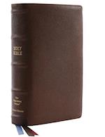 Nkjv, Single-Column Reference Bible, Premium Goatskin Leather, Brown, Premier Collection, Comfort Print