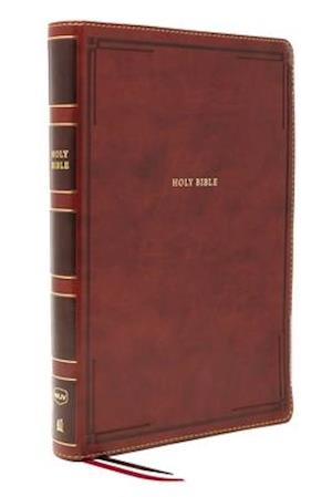 Nkjv, Thinline Bible, Giant Print, Leathersoft, Brown, Red Letter Edition, Comfort Print