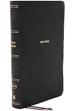 Nkjv, Reference Bible, Personal Size Large Print, Leathersoft, Black, Red Letter Edition, Comfort Print