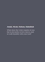 NKJV Bible Journal - Jonah, Micah, Nahum, Habakkuk Softcover