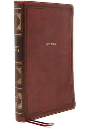 Nkjv, Thinline Reference Bible, Leathersoft, Brown, Red Letter Edition, Comfort Print