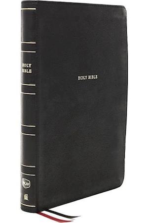 NKJV, Thinline Bible, Large Print, Leathersoft, Black, Red Letter, Comfort Print