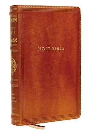 Kjv, Sovereign Collection Bible, Personal Size, Leathersoft, Brown, Red Letter Edition, Comfort Print