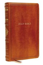 Kjv, Sovereign Collection Bible, Personal Size, Leathersoft, Brown, Thumb Indexed, Red Letter Edition, Comfort Print