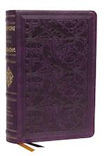 Kjv, Sovereign Collection Bible, Personal Size, Leathersoft, Purple, Thumb Indexed, Red Letter Edition, Comfort Print