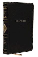 Kjv, Sovereign Collection Bible, Personal Size, Genuine Leather, Black, Thumb Indexed, Red Letter Edition, Comfort Print