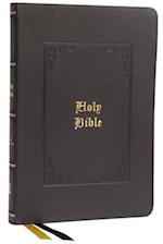Kjv, Thinline Large Print Bible, Vintage Series, Leathersoft, Black, Red Letter, Comfort Print