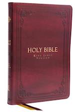 Kjv, Thinline Large Print Bible, Vintage Series, Leathersoft, Burgundy, Red Letter, Comfort Print