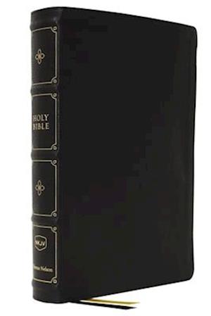 Nkjv, Large Print Verse-By-Verse Reference Bible, MacLaren Series, Leathersoft, Black, Comfort Print