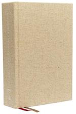 NKJV, Interleaved Bible, Journal Edition, Hardcover, Tan, Red Letter, Comfort Print