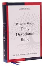 NKJV, Matthew Henry Daily Devotional Bible, Hardcover, Red Letter, Comfort Print
