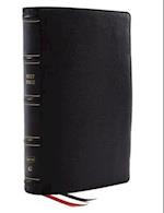 Nkjv, Thinline Reference Bible, Genuine Leather, Black, Red Letter, Comfort Print