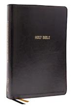 Kjv, Foundation Study Bible, Large Print, Leathersoft, Black, Red Letter, Thumb Indexed, Comfort Print