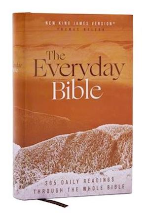 NKJV, The Everyday Bible, Hardcover, Red Letter, Comfort Print