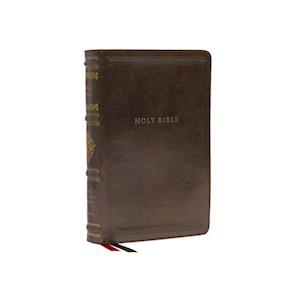 Nkjv, Personal Size Reference Bible, Sovereign Collection, Leathersoft, Brown, Red Letter, Comfort Print