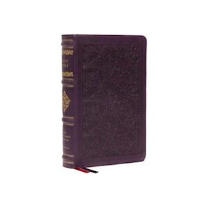 NKJV, Personal Size Reference Bible, Sovereign Collection, Leathersoft, Purple, Red Letter, Comfort Print