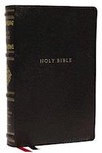 Nkjv, Personal Size Reference Bible, Sovereign Collection, Genuine Leather, Black, Red Letter, Thumb Indexed, Comfort Print