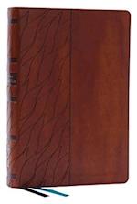 Nkjv, Encountering God Study Bible, Leathersoft, Brown, Red Letter, Comfort Print