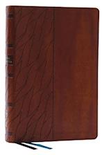 Nkjv, Encountering God Study Bible, Leathersoft, Brown, Red Letter, Thumb Indexed, Comfort Print