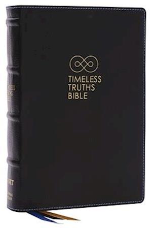 Net, Timeless Truths Bible, Genuine Leather, Black, Comfort Print