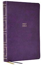 KJV, Paragraph-style Large Print Thinline Bible, Leathersoft, Purple, Red Letter, Comfort Print