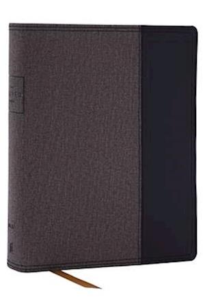 NKJV, The Prayer Bible, Leathersoft, Black/Gray, Red Letter, Comfort Print